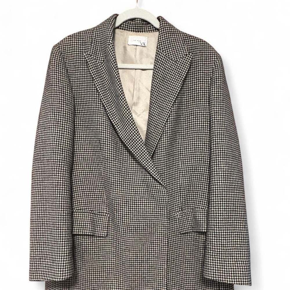 The Row - Size Medium‎ - Black and white oversized houndstooth blazer/jacket